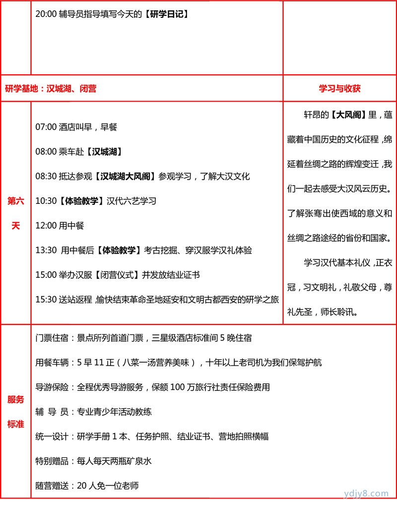 延安+西安雙城聯(lián)動研學(xué)行程安排-19
