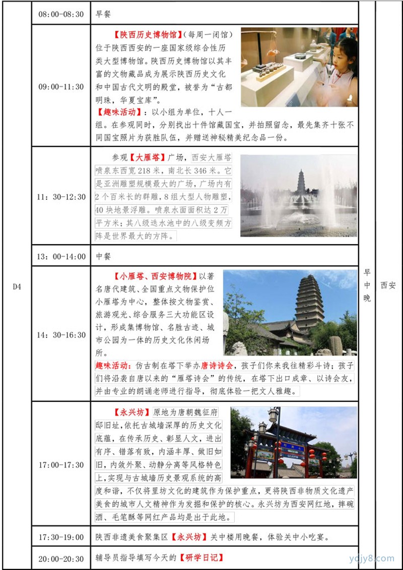 印象•西安（十三朝古都西安歷史文化傳承研學方案）-5