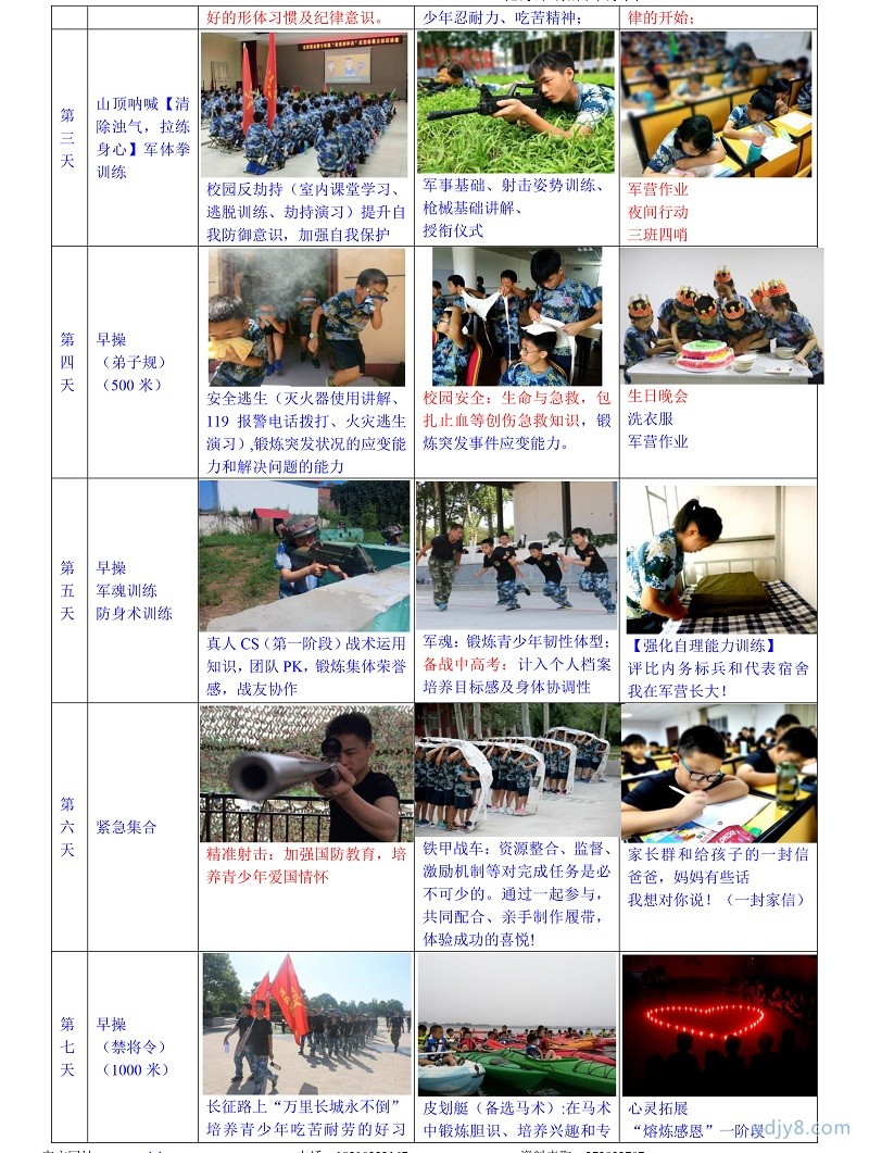 2022年北京西點第17屆軍事夏令營45天課程-6